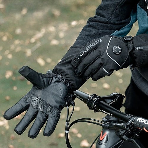 Gants chauffants moto confort léger