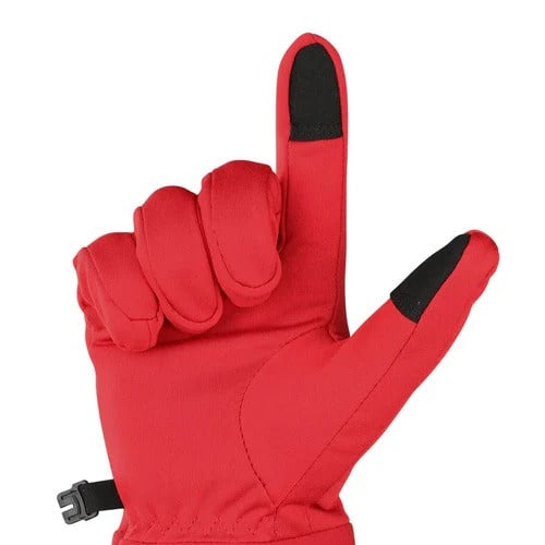 Gants chauffants fins rouges