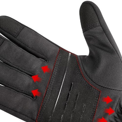 Gants chauffants fins avec grip