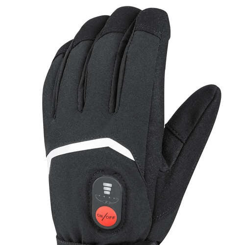Gants chauffants ski rechargeables noirs