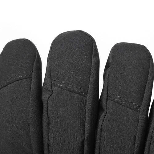 Gants chauffants ski rechargeables noirs