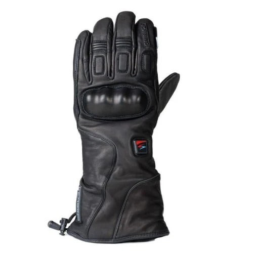 Gants chauffants moto 100% cuir