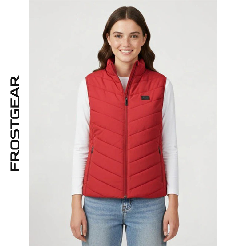 Gilet chauffant rouge