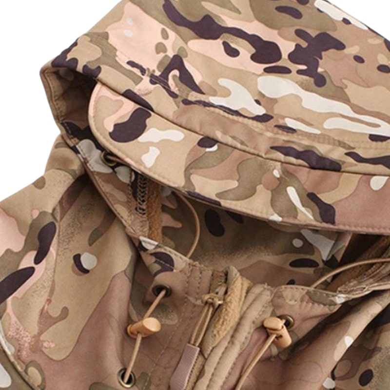 Veste chauffante camouflage