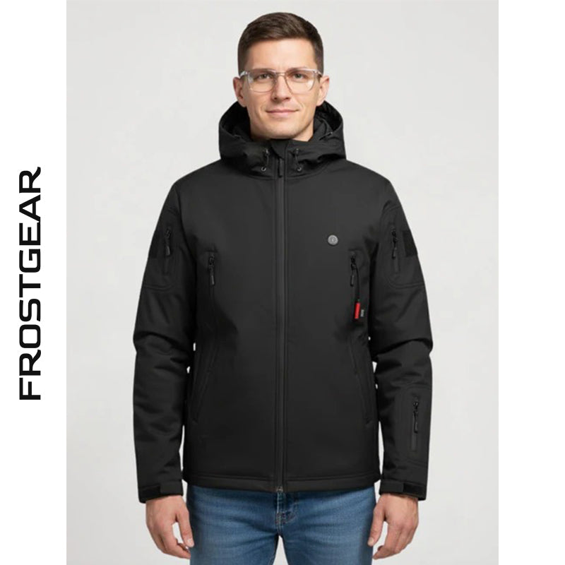 Veste chauffante isolante noire