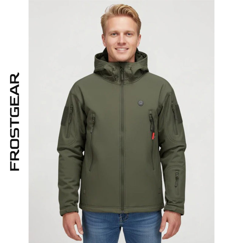Veste chauffante isolante kaki