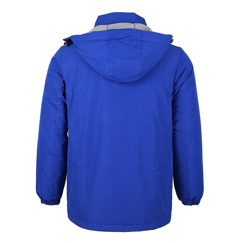 Veste chauffante parka bleue