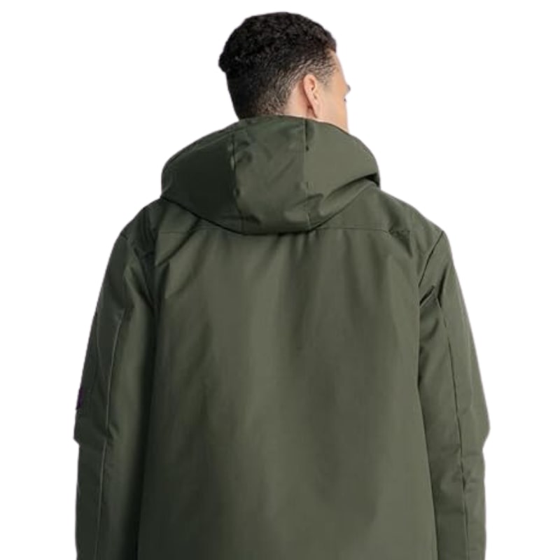 Veste chauffante parka kaki