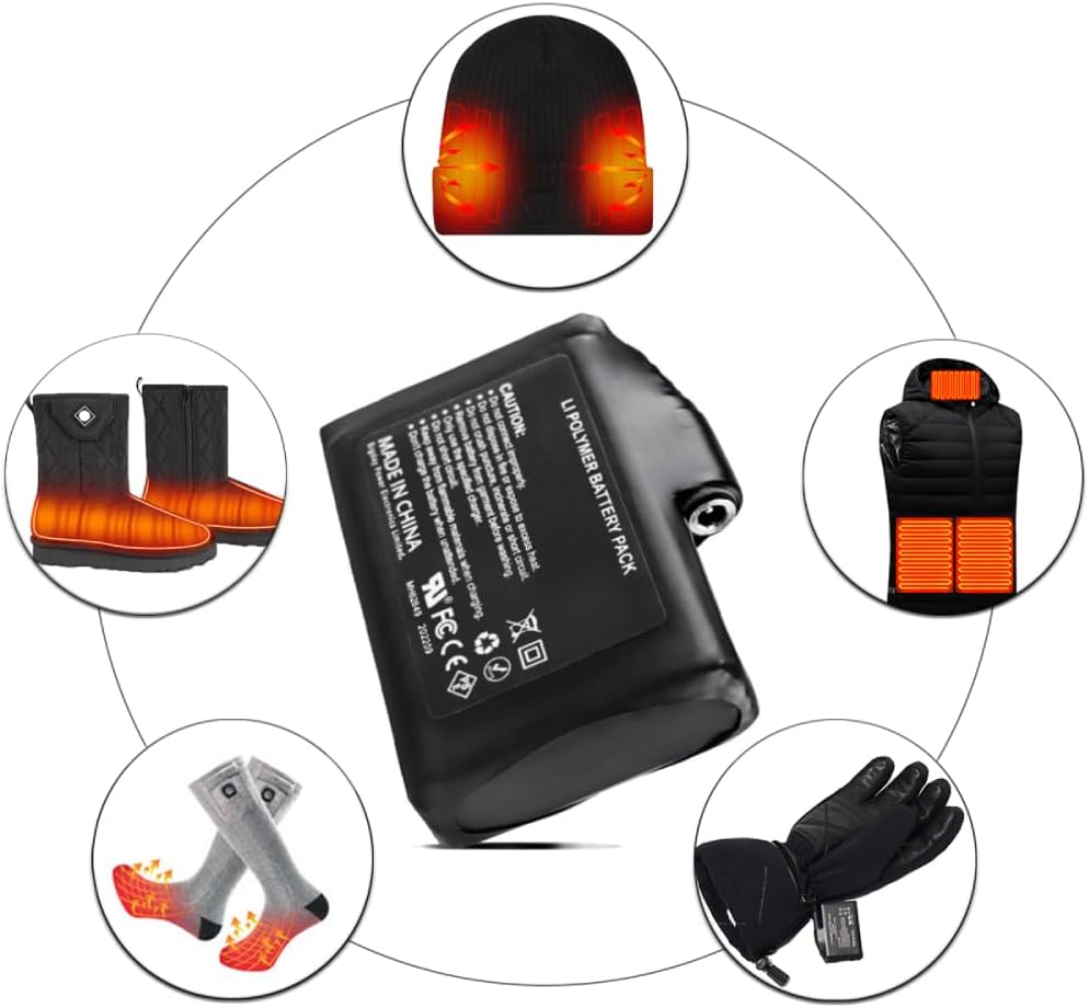 Pack de 2 batteries Li-polymère rechargeables de remplacement