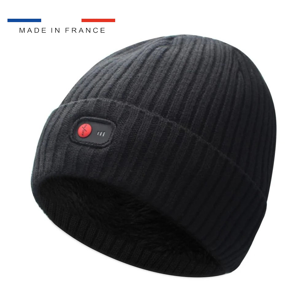 Bonnet chauffant usb noir
