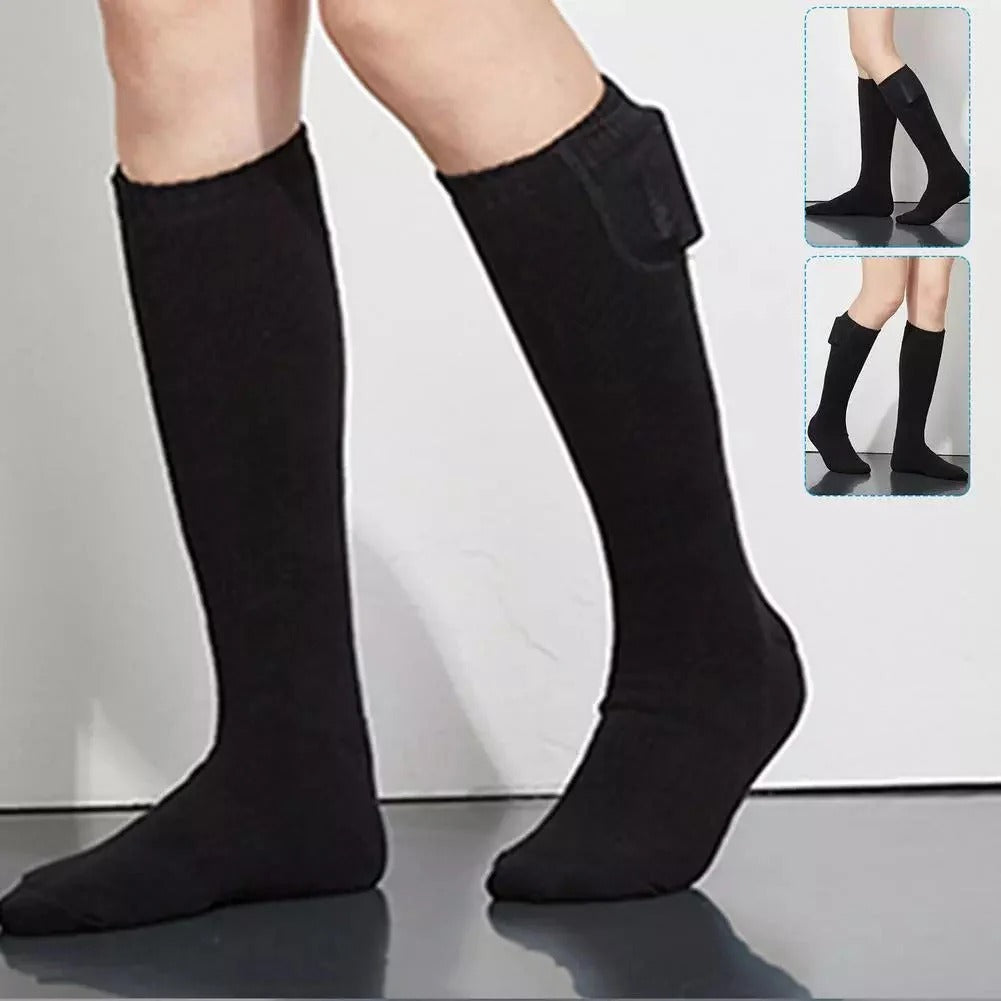 Chaussettes chauffantes avec télécommande