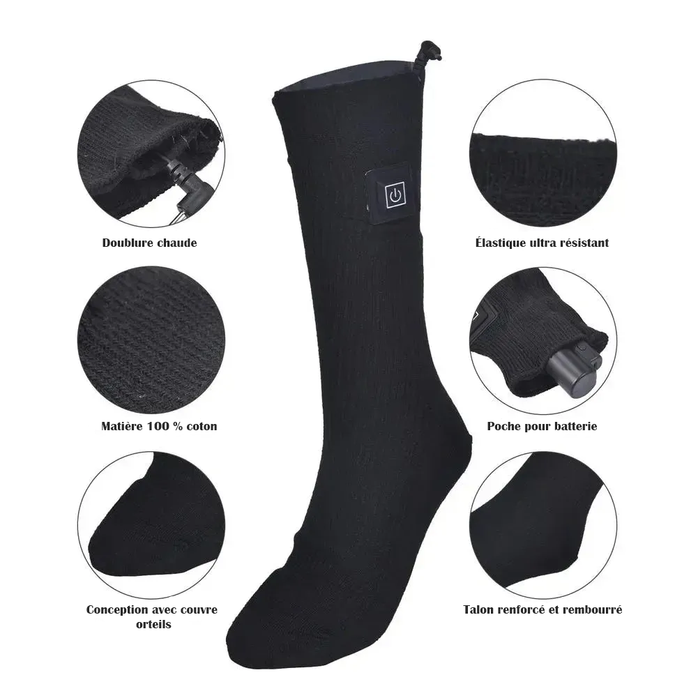 Chaussettes chauffantes pour dormir