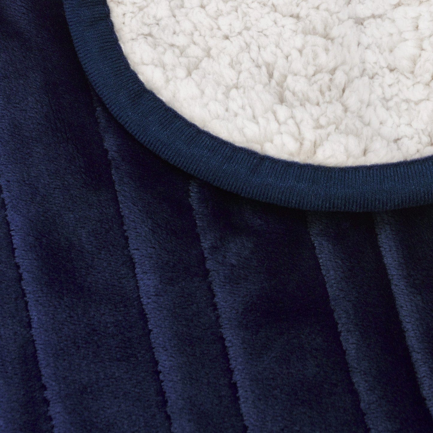 Couverture chauffante double polaire et sherpa