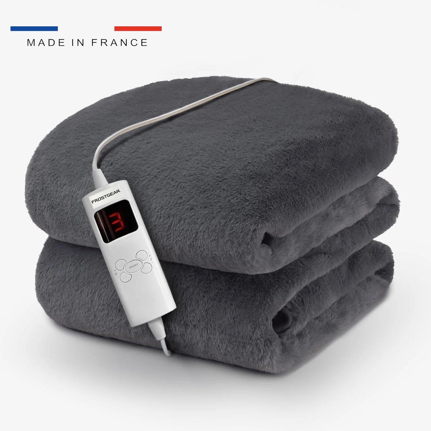 Couverture chauffante de luxe en fausse fourrure