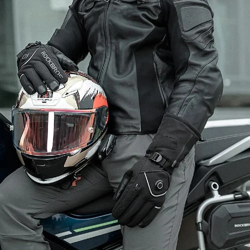 Gants chauffants moto confort léger