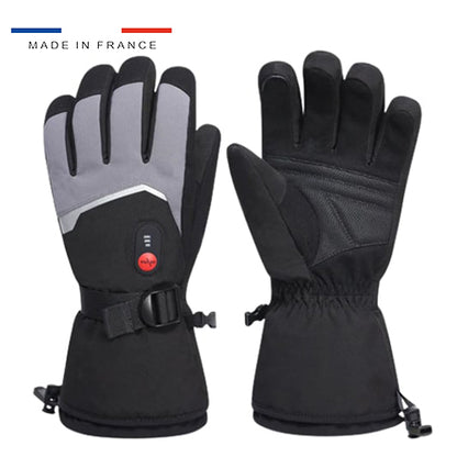 Gants chauffants ski doux