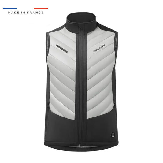 Gilet chauffant bicolore