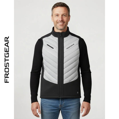 Gilet chauffant bicolore