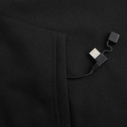 Pull chauffant noir