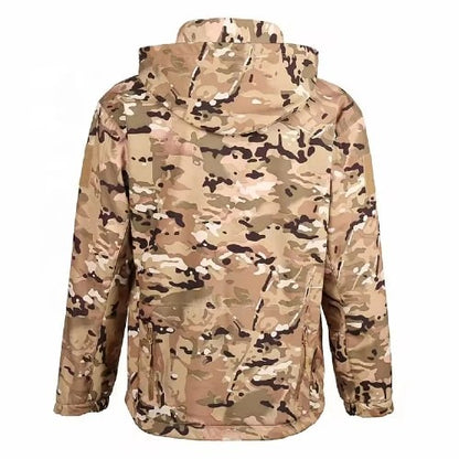 Veste chauffante camouflage