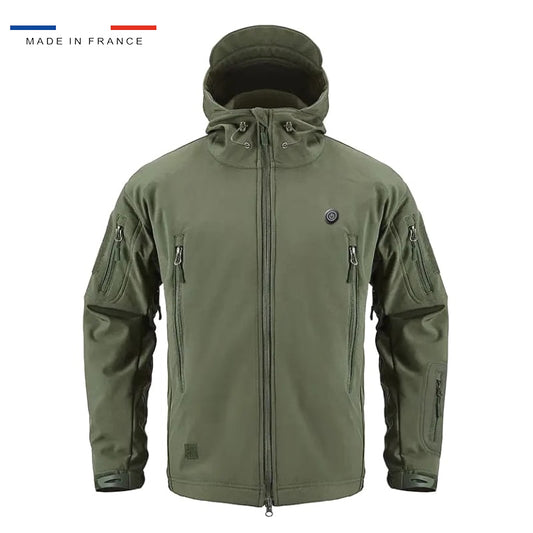Veste chauffante isolante kaki