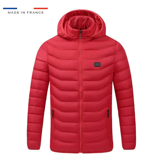 Veste chauffante rouge