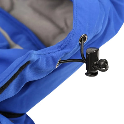 Veste chauffante parka bleue