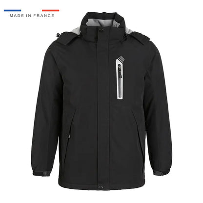 Veste chauffante parka noire