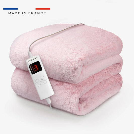 Couverture chauffante de luxe en fausse fourrure