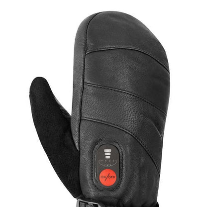 Gants chauffants de ski cuir de chèvre